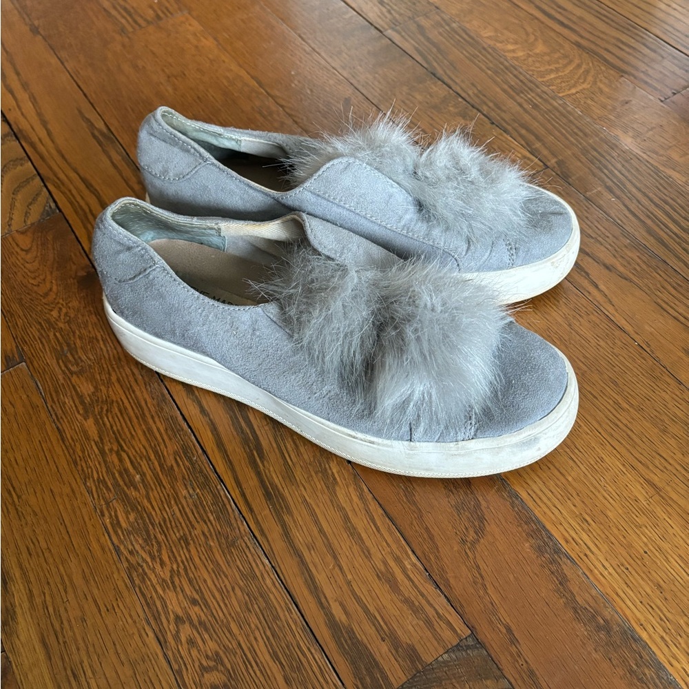 Steve Madden Pom Pom Slip-On Sneakers